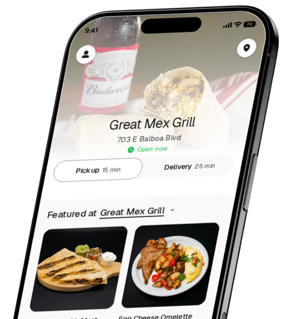 Great Mex Grill app preview