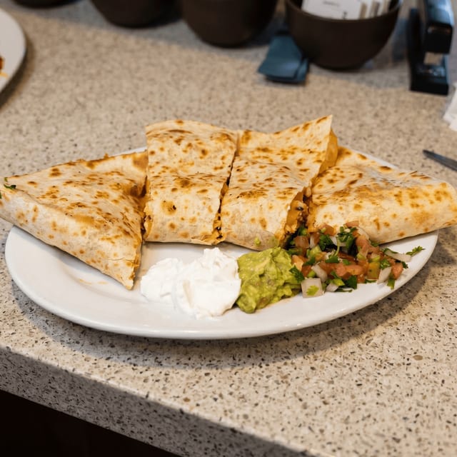 Ground Beef Quesadilla.